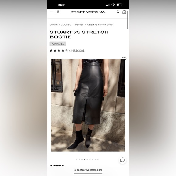 stuart weitzmman black suede - Picture 1 of 5